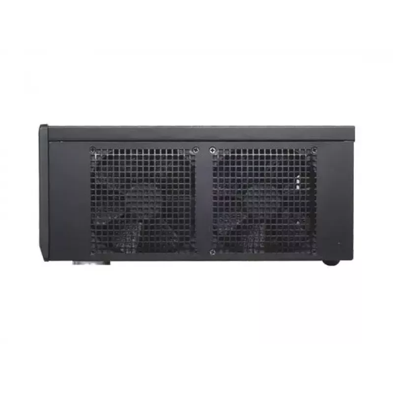 Obudowa PC SILVERSTONE Grandia GD05 HTPC czarna — Mini‑ITX/DTX/Micro‑ATX, 2×3,5 cala + 2×2,5 cala, 1×5,25 cala, 3×120 mm wentylatory boczne, USB 3.0