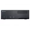 Obudowa PC SILVERSTONE Grandia GD05 HTPC czarna — Mini‑ITX/DTX/Micro‑ATX, 2×3,5 cala + 2×2,5 cala, 1×5,25 cala, 3×120 mm wentylatory boczne, USB 3.0