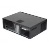 Obudowa PC SILVERSTONE Grandia GD05 HTPC czarna — Mini‑ITX/DTX/Micro‑ATX, 2×3,5 cala + 2×2,5 cala, 1×5,25 cala, 3×120 mm wentylatory boczne, USB 3.0