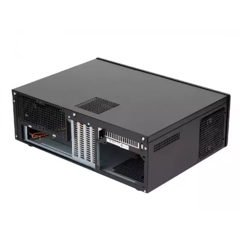 Obudowa PC SILVERSTONE Grandia GD05 HTPC czarna — Mini‑ITX/DTX/Micro‑ATX, 2×3,5 cala + 2×2,5 cala, 1×5,25 cala, 3×120 mm wentylatory boczne, USB 3.0