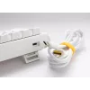 Ducky One 3 Mini Pure biały klawiatura gamingowa USB niemiecka mechaniczna 61 klawiszy RGB
