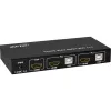 Przełącznik KVM InLine 2x1, 2x1, HDMI 4K2K, koncentrator USB 2.0, z audio