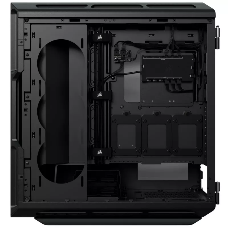 Obudowa PC CORSAIR midi tower ATX - Icue 5000t - RGB hartowane szkło - czarna