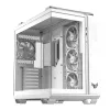 Obudowa PC ASUS TUF GAMING GT502 Horizon TG ARGB biały — Midi Tower, ATX, szkło hartowane, 4 wnęki 3,5 cala, maks. długość GPU 400 mm