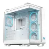 Obudowa PC ASUS TUF GAMING GT502 Horizon TG ARGB biały — Midi Tower, ATX, szkło hartowane, 4 wnęki 3,5 cala, maks. długość GPU 400 mm