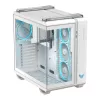 Obudowa PC ASUS TUF GAMING GT502 Horizon TG ARGB biały — Midi Tower, ATX, szkło hartowane, 4 wnęki 3,5 cala, maks. długość GPU 400 mm