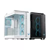 Obudowa PC ASUS TUF GAMING GT502 Horizon TG ARGB biały — Midi Tower, ATX, szkło hartowane, 4 wnęki 3,5 cala, maks. długość GPU 400 mm