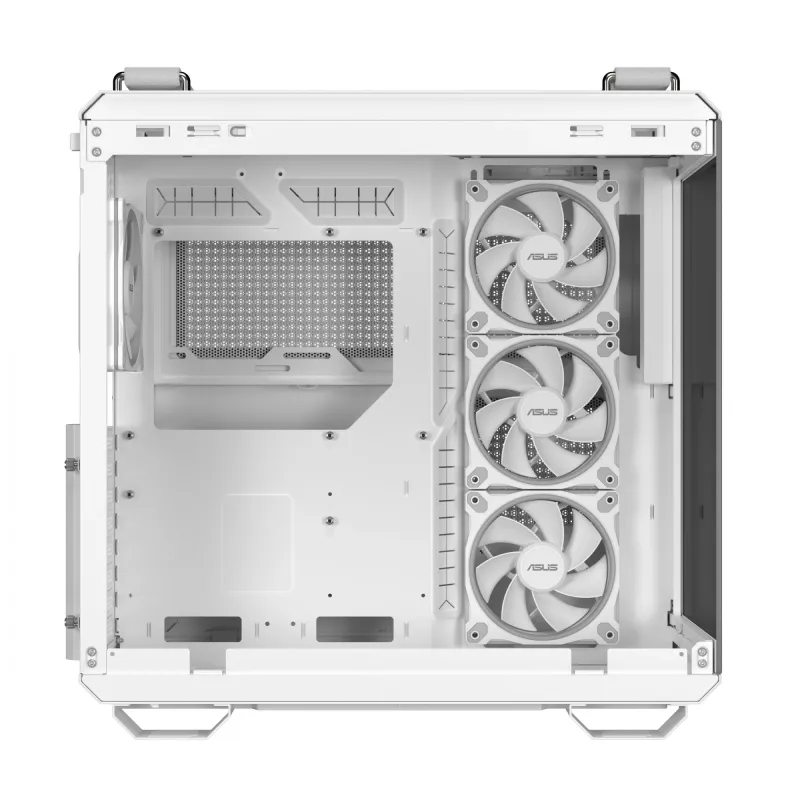 Obudowa PC ASUS TUF GAMING GT502 Horizon TG ARGB biały — Midi Tower, ATX, szkło hartowane, 4 wnęki 3,5 cala, maks. długość GPU 400 mm