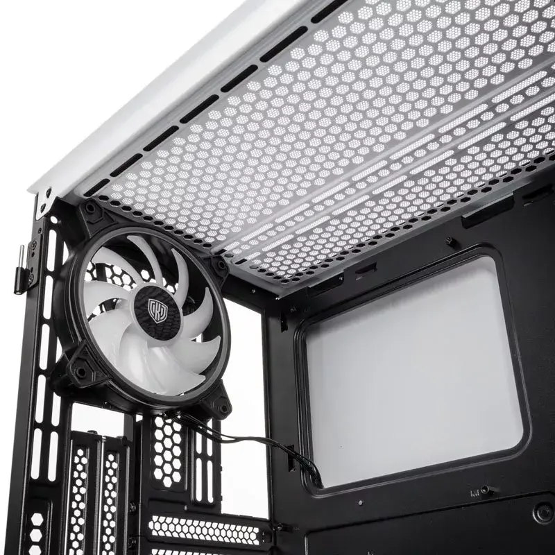 Obudowa PC Kolink Citadel Mesh RGB Micro Tower biała