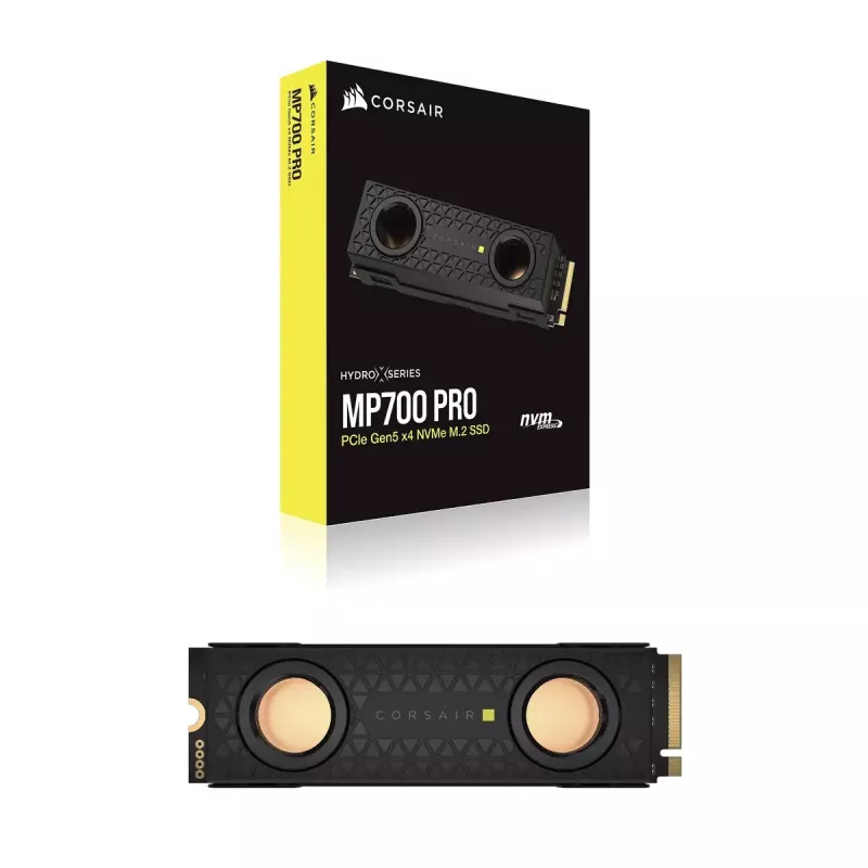 SSD disk Corsair 2 TB M.2 PCI Express 5.0 MP700 PRO Hydro X