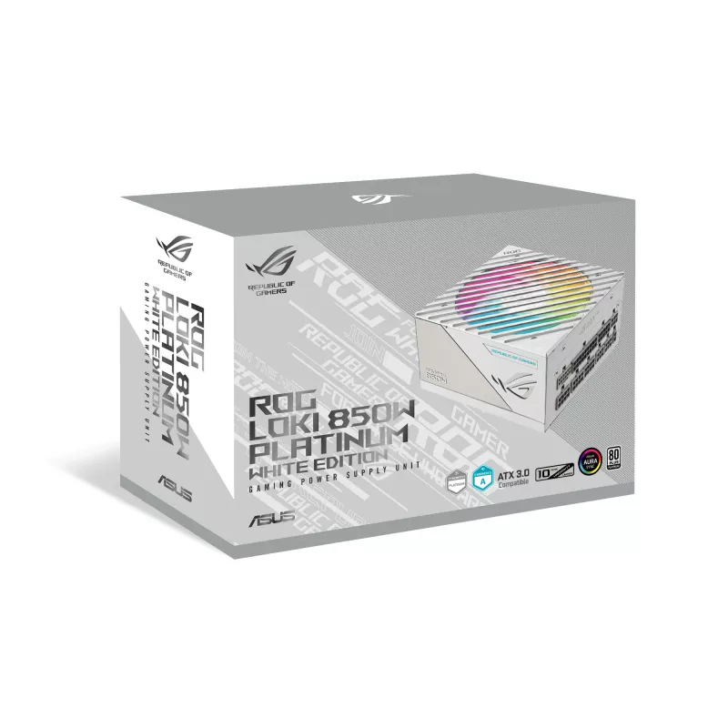 ASUS ROG Loki SFX-L 850W Platinum biały zasilacz 24-pin ATX