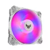Chłodzenie powietrzne ASUS TUF GAMING TF120 ARGB biały EDITION — 3×120 mm wentylatory, 1900 RPM, 29 dB, pilot zdalnego sterowania