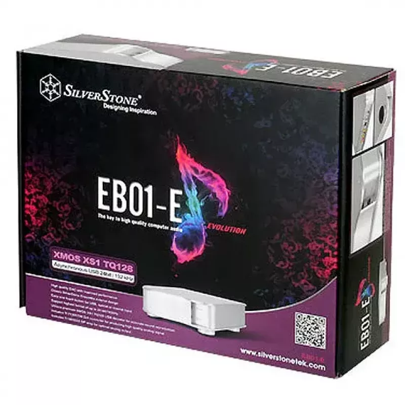 Interfejs audio Silverstone EB01-E srebrny