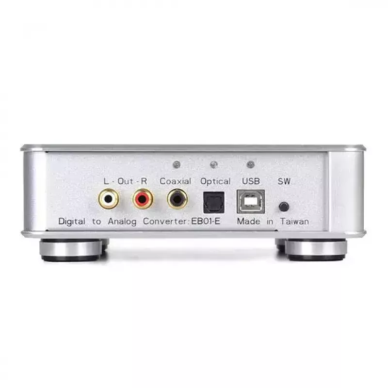 Interfejs audio Silverstone EB01-E srebrny