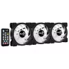 Aerocool Saturn 12F Pro ARGB wentylatory do obudowy, zestaw 3 szt. z kontrolerem, 120 mm