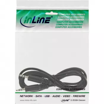 InLine Audio kabel 3.5mm Stereo male / male 2.5m