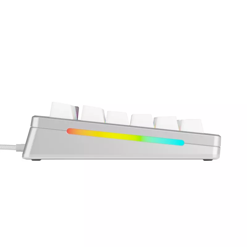 Mechaniczna Klawiatura Gamingowa GLORIOUS GMMK 3 PRO 75% Przewodowa USB QWERTY RGB Srebrna (US)