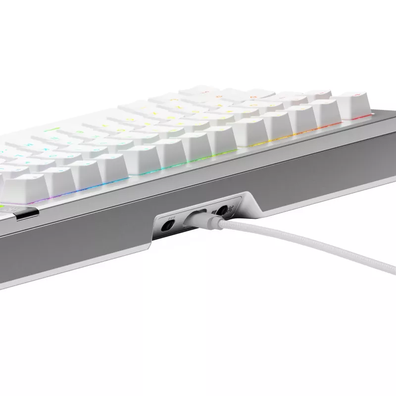 Mechaniczna Klawiatura Gamingowa GLORIOUS GMMK 3 PRO 75% Przewodowa USB QWERTY RGB Srebrna (US)