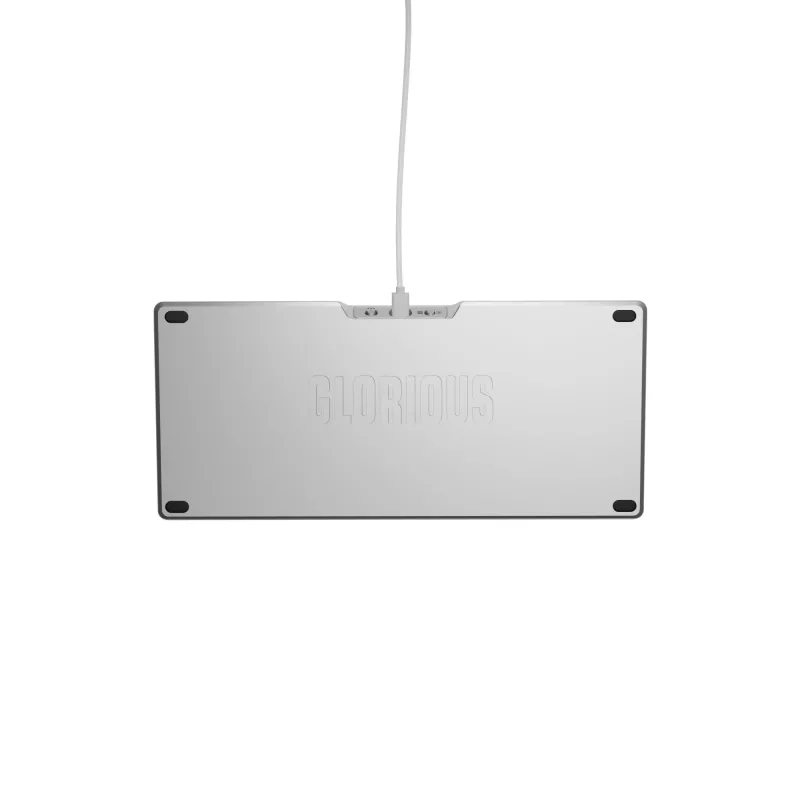 Mechaniczna Klawiatura Gamingowa GLORIOUS GMMK 3 PRO 75% Przewodowa USB QWERTY RGB Srebrna (US)