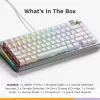 Mechaniczna Klawiatura Gamingowa GLORIOUS GMMK 3 PRO 75% Przewodowa USB QWERTY RGB Srebrna (US)