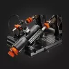 Pedals Asetek 40-010-0000001 Kontroler Gamingowy USB Podświetlenie Czerwone Zielone