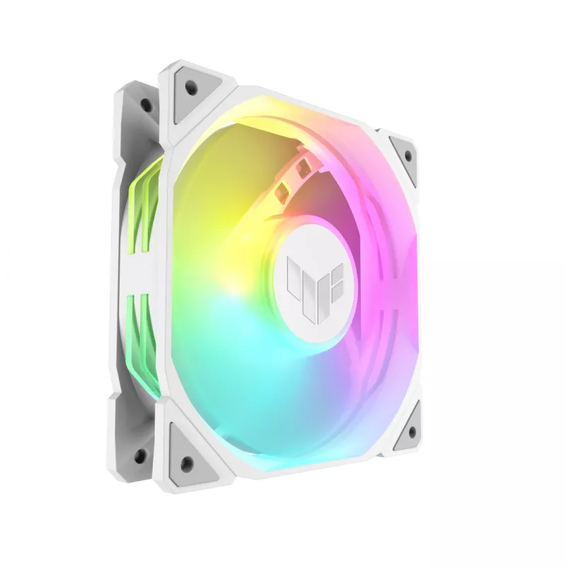ASUS TUF GAMING TR120 ARGB 1-pack biały Computer case Air cooler 12 cm