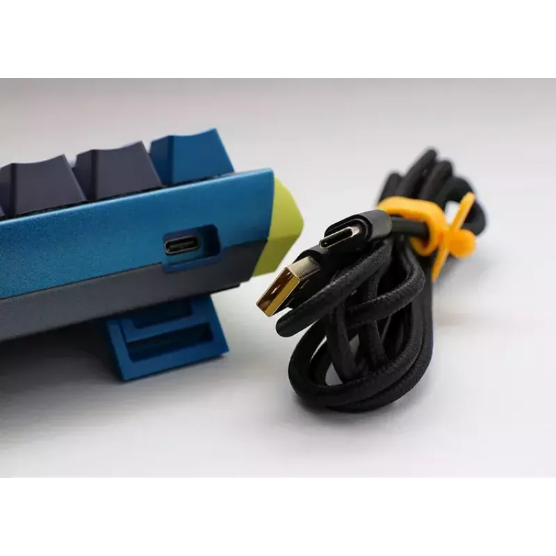 Klawiatura “Ducky One 3 Daybreak Mini” do gier, USB, niemiecka, czarna, niebieska, zielona