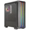 Aerocool SKYLINEV2BK PC ATX Case Dual Front Panel LED ARGB Fan ARGB 12cm Czarny