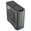 Aerocool SKYLINEV2BK PC ATX Case Dual Front Panel LED ARGB Fan ARGB 12cm Czarny
