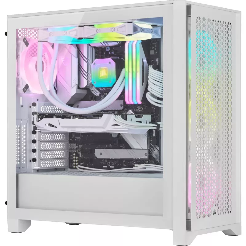 CORSAIR Obudowa Midi Tower - Icue 4000d RGB Biała