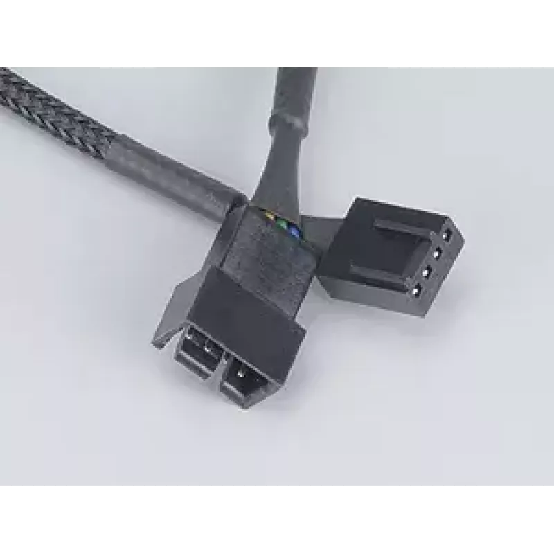 Kabel 4-pin PWM i wentylatory 3-pin Akasa AK-CBFA01-30