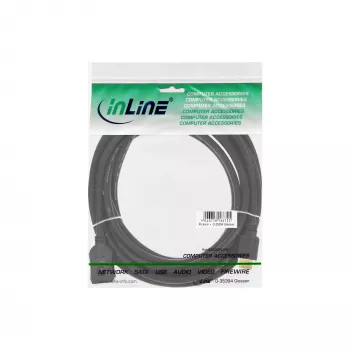 InLine kabel HDMI, kabel HDMI High Speed, M/Ż, czarny, złote styki, 5m