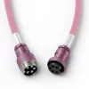 Kabel USB spiralny GLORIOUS GMMK Pixel Pink 1,5 m – odłączany kabel spiralny do klawiatur