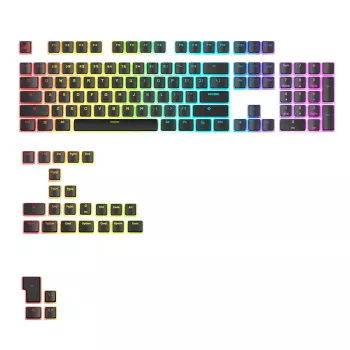 GLORIOUS GPBT Aura V3 Czarny US RGB zestaw nasadek na klawisze