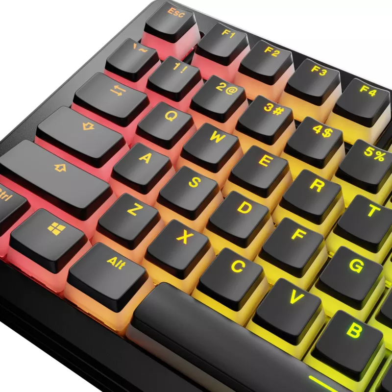 GLORIOUS GPBT Aura V3 Czarny US RGB zestaw nasadek na klawisze