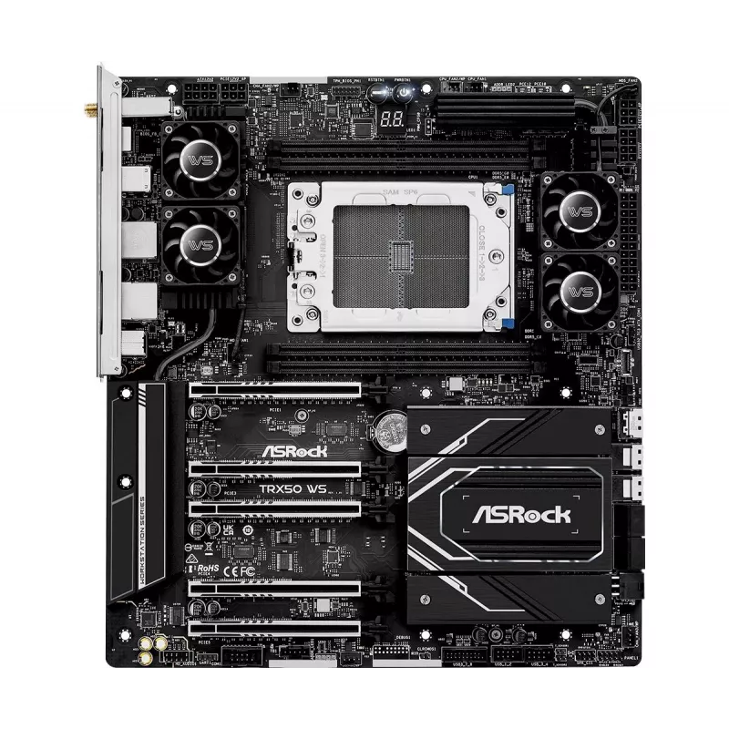Płyta główna ASRock TRX50 WS AMD TRX50 Ryzen 4 x DDR5 7.1ch HD Audio EATX