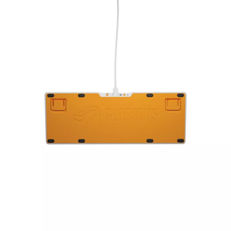 Mechaniczna klawiatura gamingowa GLORIOUS GMMK 3 65% Biała — Przewodowa USB, RGB, QWERTY (US)