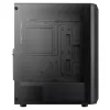 Aerocool BEAMBKV2 Gaming ATX Case 4 Fans 12cm FRGB Czarny, PC, Czarny, ATX, micro ATX, Mini-ITX, Gaming, niebieski, zielony, czerwony, Front, Side