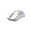 Glorious Gaming Glorious Model D 2 Wireless - Matowa Biel, Praworęczna, Bezprzewodowa RF, 19000 DPI, Biała