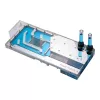Blok wodny + backplate Phanteks Glacier G40 Acrylic miedź szary Transparent
