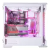 Blok wodny + backplate Phanteks Glacier G40 Acrylic miedź szary Transparent