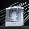 Obudowa komputerowa Jonsbo D400 Midi Tower ATX Szkło Hartowane - Biała