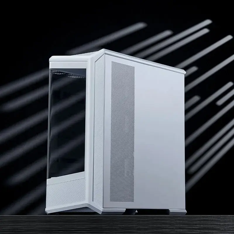 Obudowa komputerowa Jonsbo D400 Midi Tower ATX Szkło Hartowane - Biała