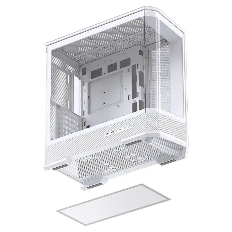Obudowa komputerowa Jonsbo D400 Midi Tower ATX Szkło Hartowane - Biała