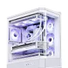 Obudowa komputerowa Jonsbo D400 Midi Tower ATX Szkło Hartowane - Biała