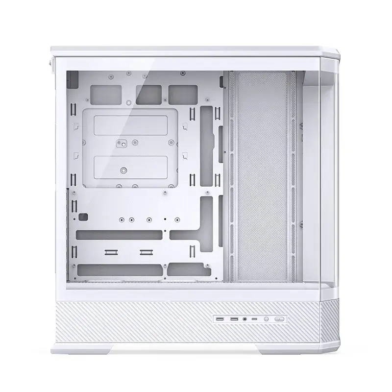 Obudowa komputerowa Jonsbo D400 Midi Tower ATX Szkło Hartowane - Biała