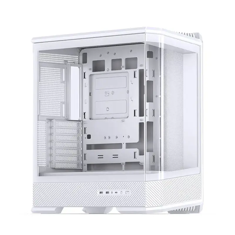 Obudowa komputerowa Jonsbo D400 Midi Tower ATX Szkło Hartowane - Biała