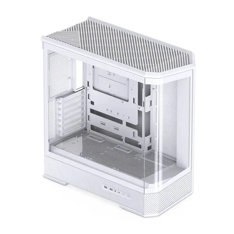 Obudowa komputerowa Jonsbo D400 Midi Tower ATX Szkło Hartowane - Biała