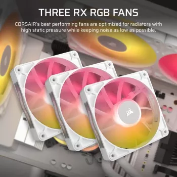 Chłodzenie CPU CORSAIR - Icue Link Titan 360 Rx RGB Aio chłodzenie cieczą - biały