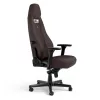 Fotel gamingowy noblechairs LEGEND — siedzisko wyściełane, brązowy, szerokość 520 mm, wysokość 132–142 cm, maksymalne obciążenie 150 kg